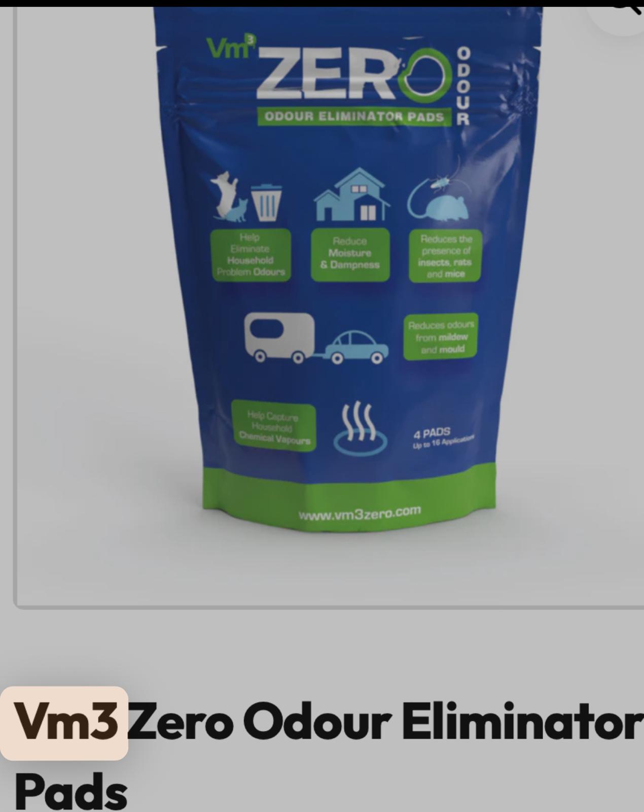 Vm³ Zero Odour Eliminator Pads